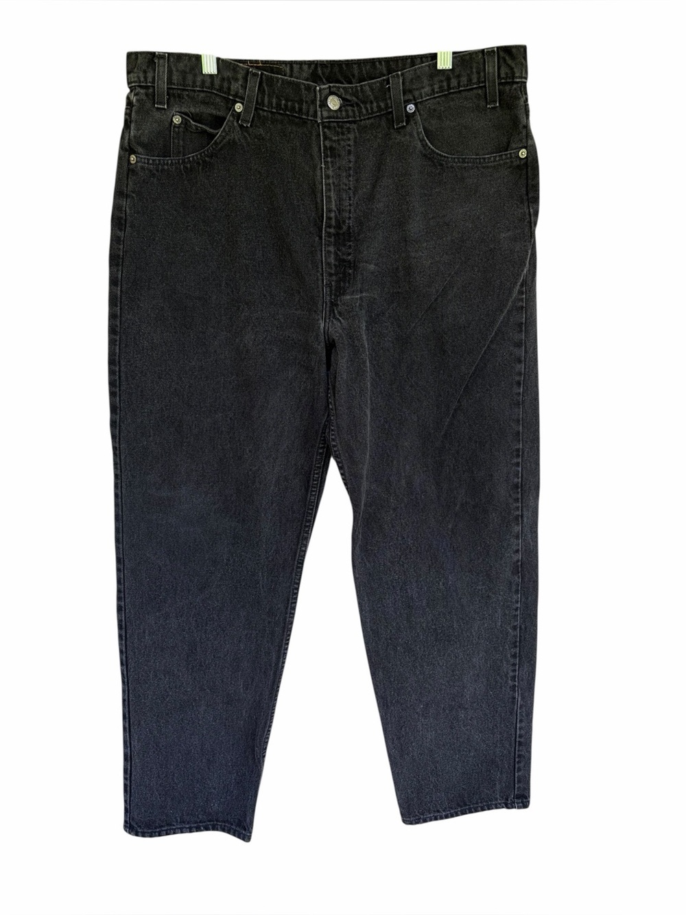 Vintage 90’s Black Orange Tab 550 Relaxed Fit Tapered Leg Jeans Unisex